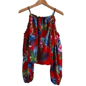 Romeo + Juliet Couture Off the Should Top Size Large